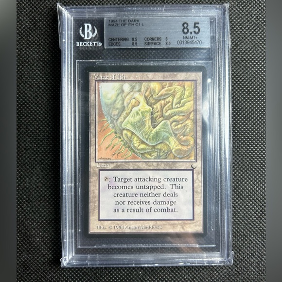 1994 MTG Magic the Gathering The Dark Maze of Ith C1 L BGS 8.5 NM-MINT+ - Picture 1 of 2